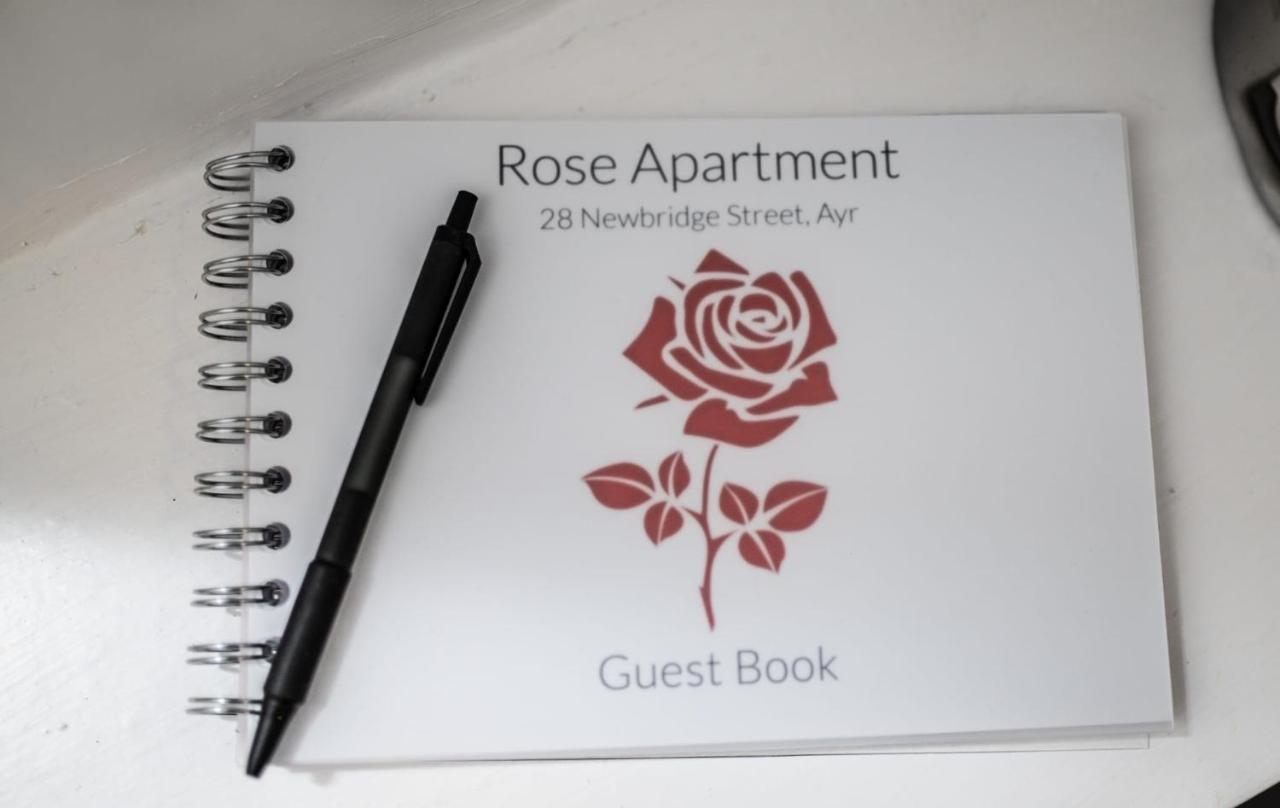 Rose Apartment 2-Bed Town Centre Apartment In Ayr Eksteriør bilde